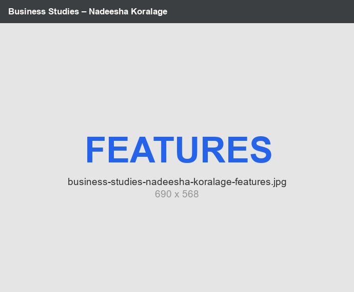 Business Studies LMS key features