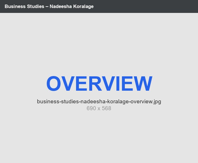 Business Studies LMS overview