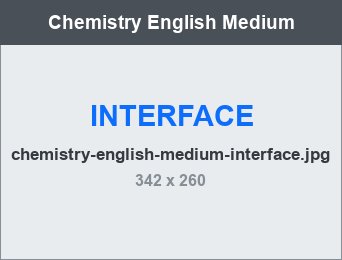 Chemistry English Medium interface