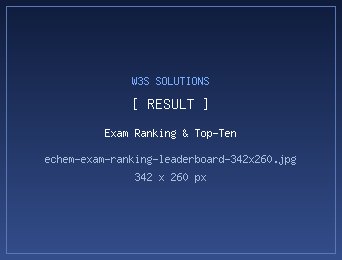 ECHEM automated exam ranking and district-wise top-ten leaderboard