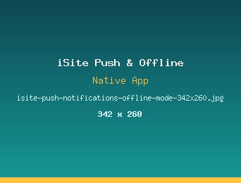 iSite.lk push notifications and offline support for travellers on the move