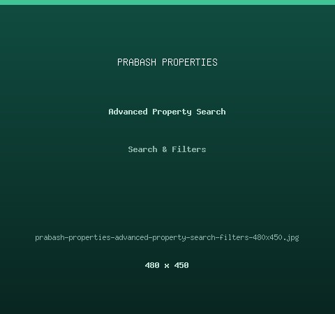 Prabash Properties advanced property search with buy, sell, rent and lease filters by area and type