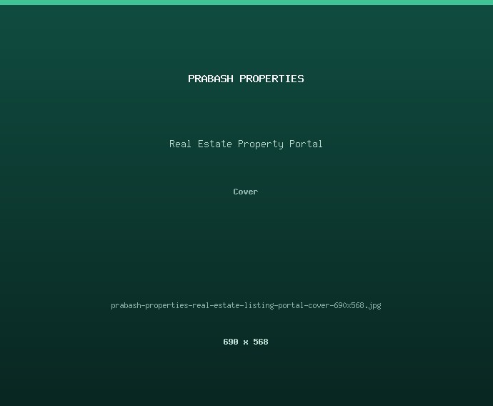 Prabash Properties real estate listing portal built by W3S Solutions for a Colombo property brokerage in Sri Lanka
